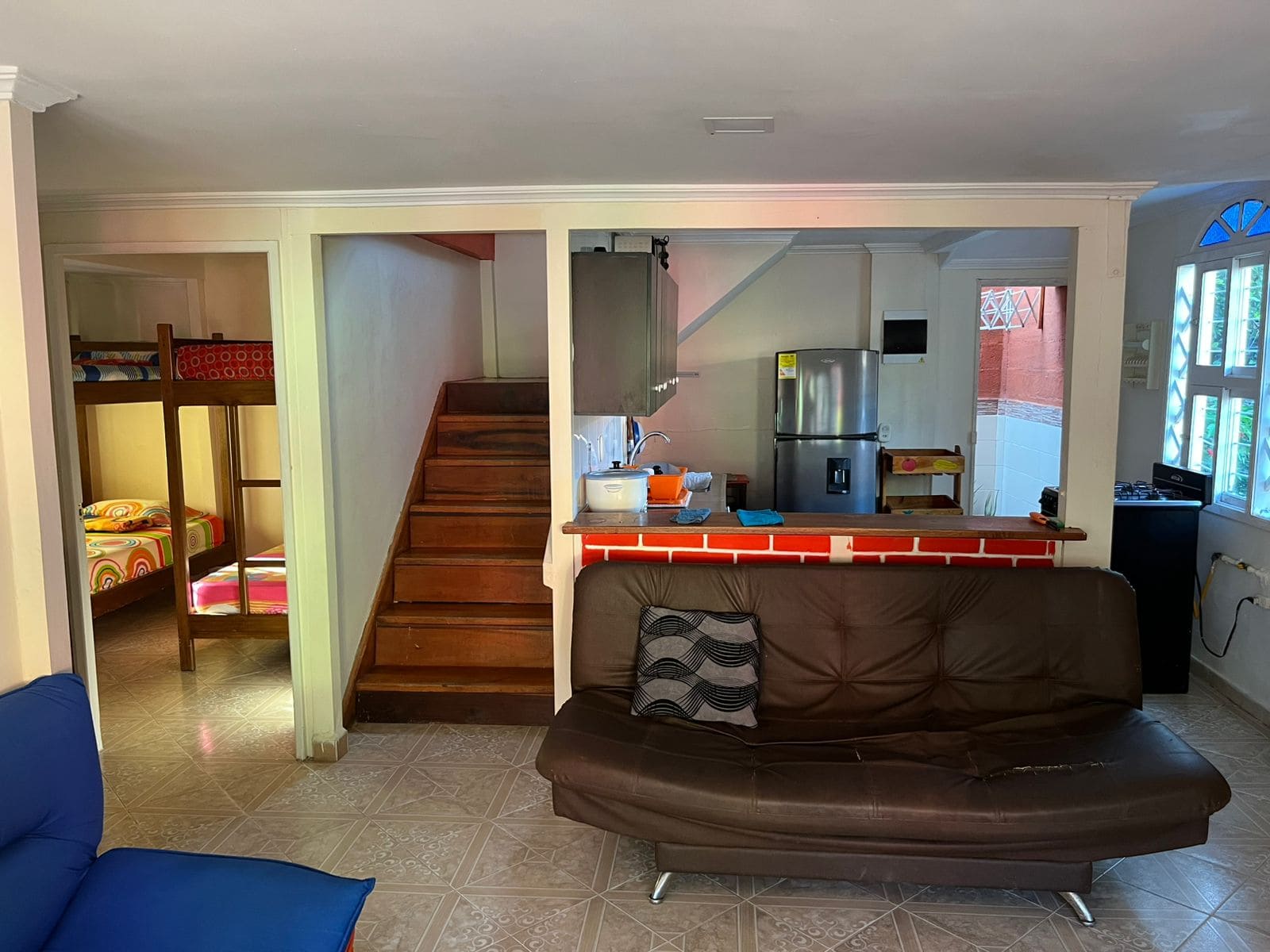 Sala, cocina y comedor